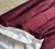 Custom Made Designer Silk Deep Red Wine Drapery Panels Pair Pinch Pleat – Flannel Interlined, Lined For Sale In Philadelphia - Image 6 of 7