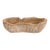 Vintage Hand-Carved Wood Dough Bowl with Scalloped Edge For Sale
