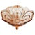 Glass Vintage Glass Fruit Bowl in Pink Glass from August Walther & Sons, 1930s For Sale - Image 7 of 7