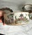 Vintage Chinoiserie Famille Rose Crackled Ceramic Stacking Lunch Box 12"x6.25" For Sale - Image 9 of 18