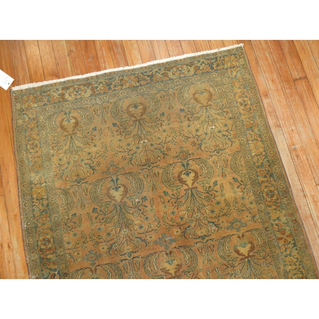 Early 20th Century Persian Sarouk Scatter Rug For Sale - Image 4 of 6