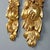 Goldenrod Carved and Gilded Wooden Pilasters, Set of 2 For Sale - Image 8 of 12