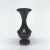 Black and gold detailed vases, group of 3. A beautiful set of ceramic and bronze fluted vases, these vases feature a...