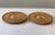 Rustic European 8" Burned & Carved Wood Decorative Plates - A Pair For Sale - Image 3 of 10