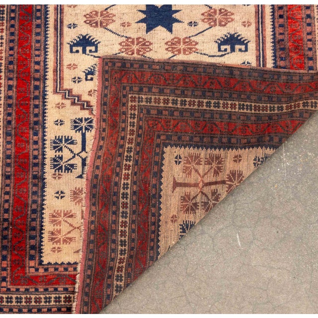 Turkish Baluch Wool Rug, 5' 8" X 3' 4" For Sale - Image 9 of 9