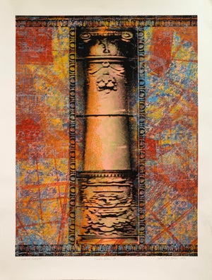 Judith Lipnik Perlow Column Series (Large Iv) 2003 Signed Serigraph on Paper