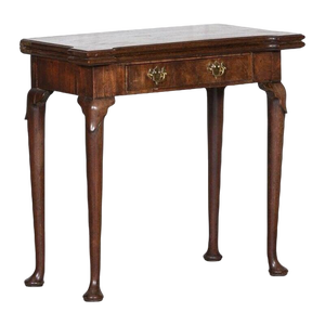 George II Irish Mahogany Card Table, 1750s