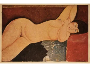1947 After Amedeo Modigliani, "Reclining Nude" First Edition Parisian Full-Color Print