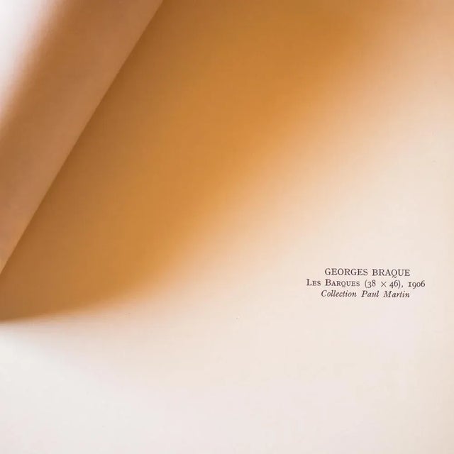 1940s 1948 After Georges Braque "The Boats", Second Edition Parisian Lithograph For Sale - Image 5 of 8