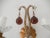French Beaded Amethyst Murano Drops Sconces, Circa 1920 For Sale - Image 6 of 11