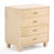 Mid-Century Modern Mid-Century Parchment Covered Commode or Night Stand, C. 1960. For Sale - Image 3 of 7