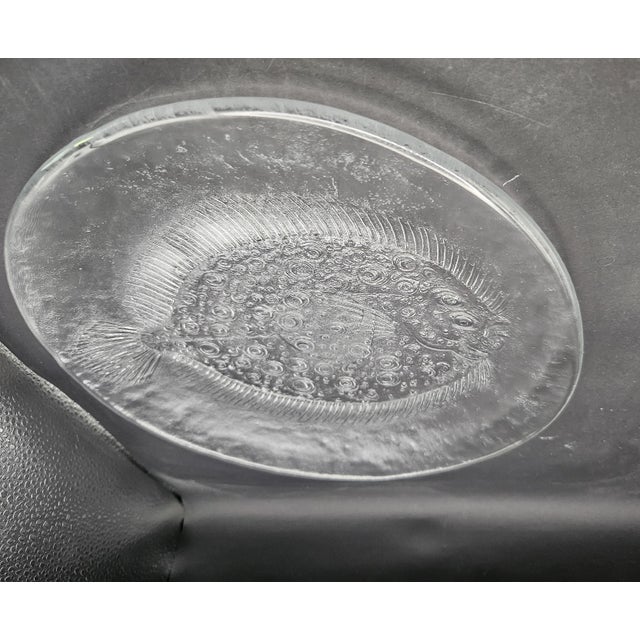 Vintage Kosta Boda Sweden Party Marine Series Flounder Platter Serving Plate Scandinavian For Sale In Monterey, CA - Image 6 of 12