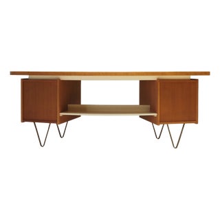 Boomerang Floating Desk from Tijsseling Nijkerk, the Netherlands, 1960s For Sale