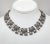 Monet Vintage Signed Monet Silvertone Link Collar Necklace For Sale - Image 4 of 8