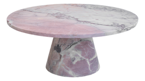 Pink Marble Cone Cofee Table by Kiwano Concept