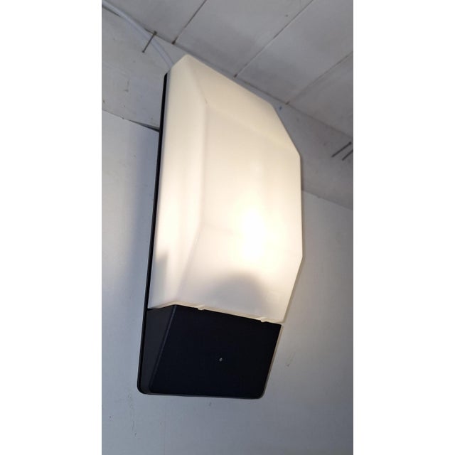 1990s Vintage Wall Lamp with White Plastic Shade, 1990s For Sale - Image 5 of 10