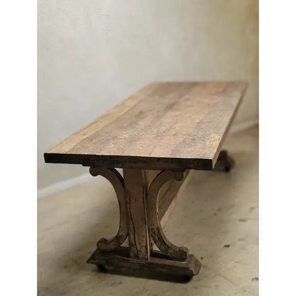 19th Century French Atelier Table For Sale - Image 4 of 10