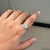 18k Gold 1.09ct Pear Cut Paraiba Tourmaline Diamond Halo Cluster Ring Size 7 For Sale - Image 9 of 18