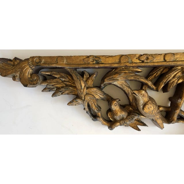 Wood Old Chinese Gilt Wood Fragments, Pair For Sale - Image 7 of 11