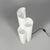 Artemide Italian Opaline Acrylic Glass Table Lamp by Vico Magistretti for Artemide, 1970s For Sale - Image 4 of 18