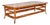Vintage Brighton Pavilion Scorched Bamboo Coffee Table With Glass Top For Sale
