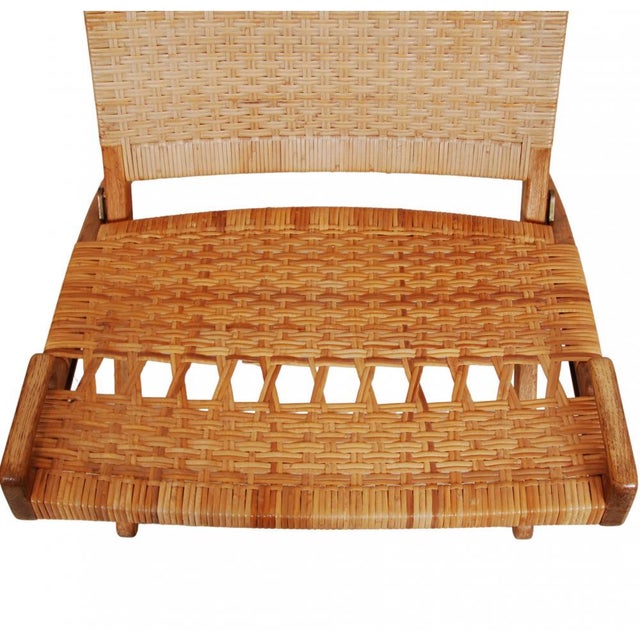 Brown Jh-513 Lounge Chair by Hans Wegner, 1960s For Sale - Image 8 of 18