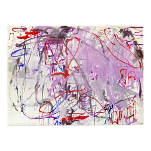 Contemporary Abstract Acrylic on Canvas Painting “Answered Prayers" by Macha Poynder
