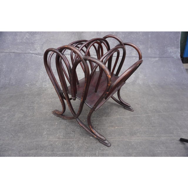 1900s Original Thonet Magazine Stand For Sale In Los Angeles - Image 6 of 10
