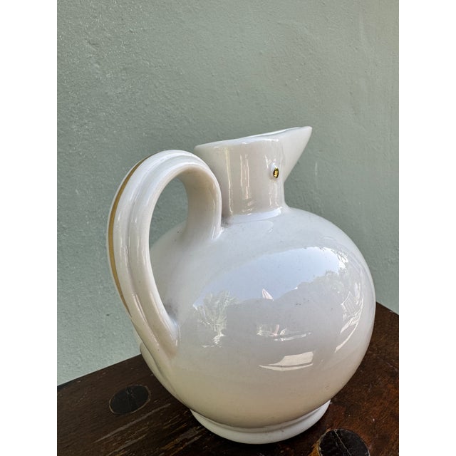 Mid-Century Modern Vintage 1970s Mid-Century Modern Porcelain Toucan Bird Pitcher — Tropical MCM Decor For Sale - Image 3 of 7