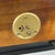 Brown Vintage Art Deco Mechanical Table Clock in Burl Wood, 1940s For Sale - Image 8 of 12