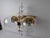 Metal Mid-Century Czech Brass and Glass Wall Sconce attributed to Kamenický Šenov, 1970s For Sale - Image 7 of 18