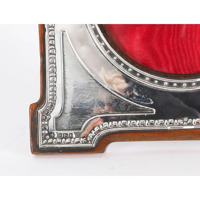 Antique Sterling Silver Photo Frames, 1890s, Set of 2 For Sale - Image 10 of 18