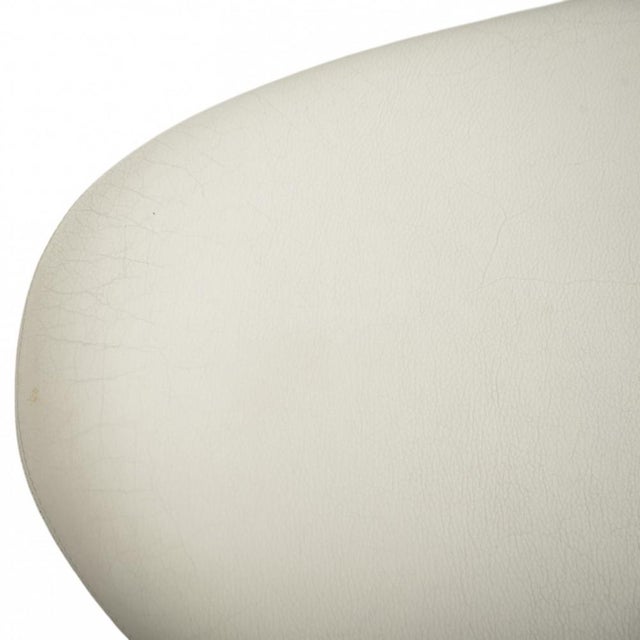 Corona Chair in White Leather by Erik Jørgensen, 2000s For Sale - Image 9 of 15