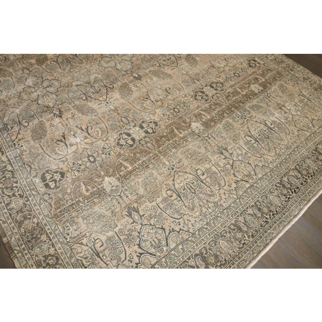 an early 20th-century Persian Bidjar neutral color Rug