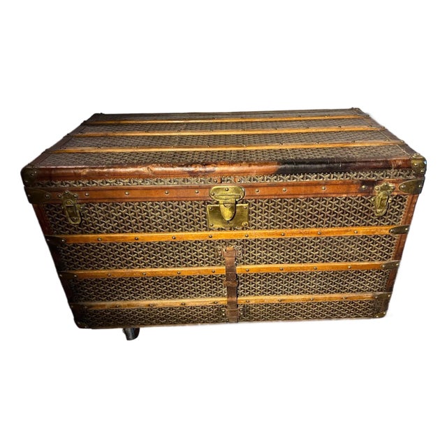 Vintage Goyard Trunk For Sale