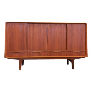 Danish Sideboard with Sliding Doors, 1960s For Sale