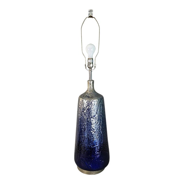 John Richard Ombré Enameled Large Table Lamp For Sale