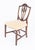 Cream Hepplewhite Dining Chairs in Mahogany, 1920s, Set of 8 For Sale - Image 8 of 8