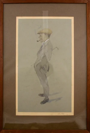 "Rakish Gent" Watercolor