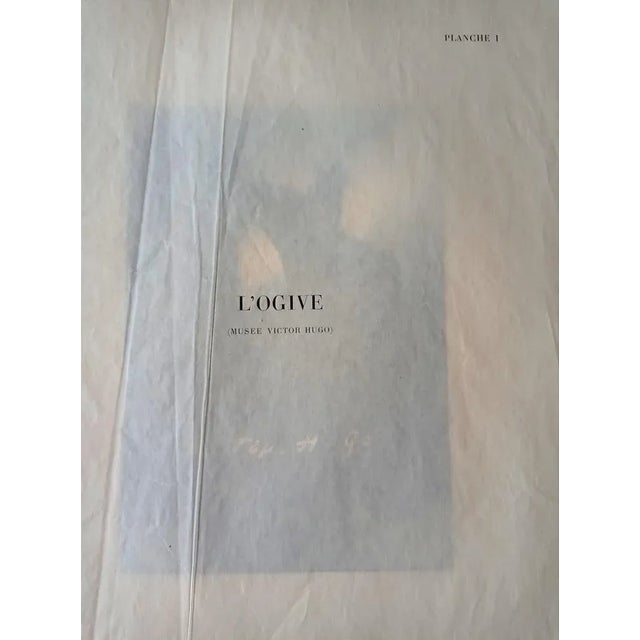 Victor Hugo - The Ogive Plate 3, woodcut signed, in the plate and in its original protection, Plate I Wood engraving by...