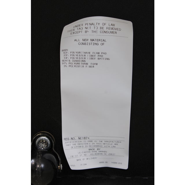 Lexington Greek Key Design Rolling Ottoman For Sale - Image 14 of 14