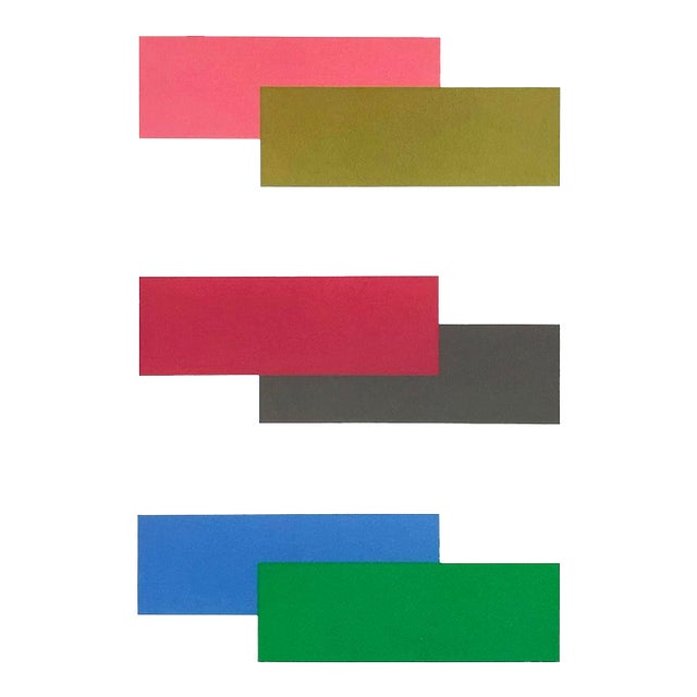 2009 Josef Albers the Interaction of Color Plate v-4 For Sale