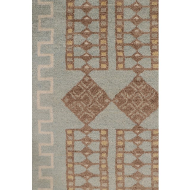 Contemporary Art Deco Style Geometric Wool Rug by Rug & Kilim India For Sale In New York - Image 6 of 10