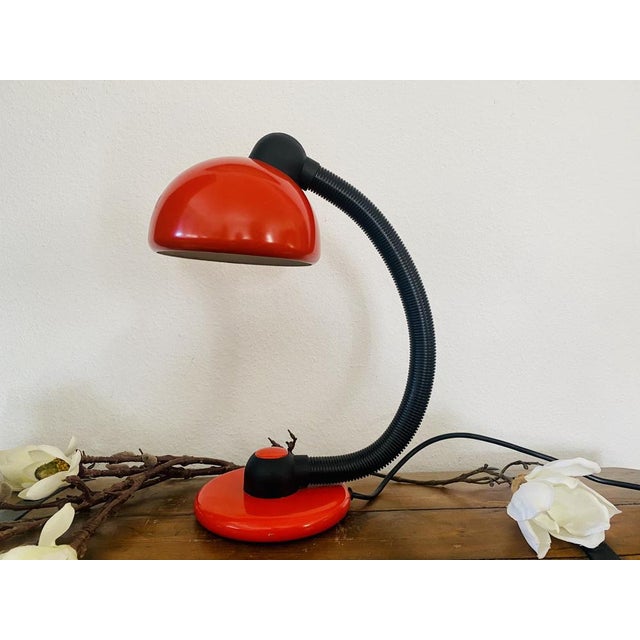 Metal Vintage Table Lamp by Klaus Hempel for Hustadt, 1970s - Model V3925/01 For Sale - Image 7 of 18