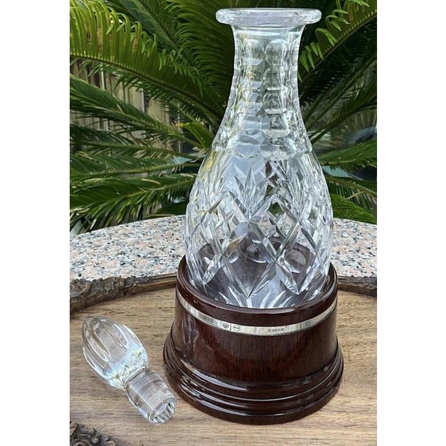 Gold Cut Crystal and Sterling Silver Hogget Decanter by Piers Hart for Royal Doulton, 1988 For Sale - Image 8 of 14