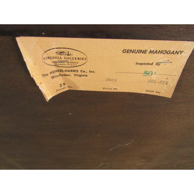 Henkel Harris Solid Mahogany Serving Chest For Sale - Image 10 of 10