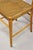 Vintage Gefa Gemla Mid Century Danish Modern Ladderback Rush Seat Side Chair For Sale - Image 9 of 11