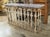 Antique Belgian Painted Iron Balcony Console Table With Marble Top, Circa 1900 For Sale - Image 14 of 17
