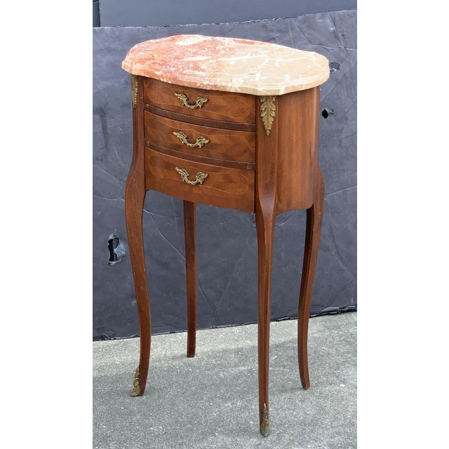 French French Inlaid Nightstands - a Pair For Sale - Image 3 of 13