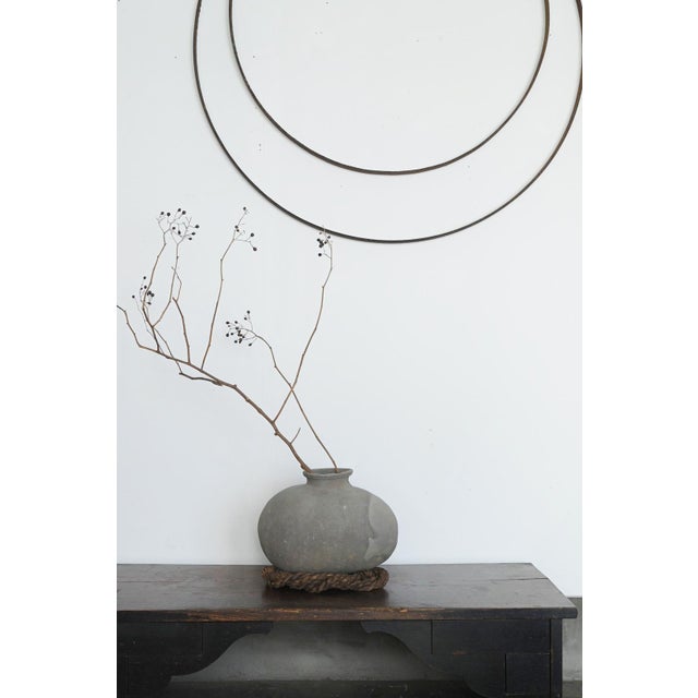 Old Japanese Iron Ring / Circa 20th Century / Wall Hanging Object For Sale - Image 15 of 15